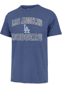 47 Los Angeles Dodgers Blue Union Arch Franklin Short Sleeve Fashion T Shirt