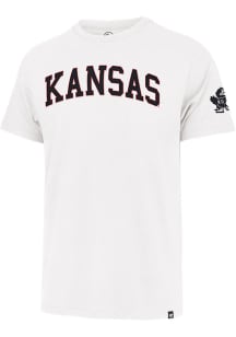 47 Kansas Jayhawks White Franklin Fieldhouse Design Short Sleeve Fashion T Shirt