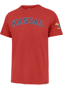 47 Kansas Jayhawks Red Wordmark Franklin Fieldhouse Short Sleeve Fashion T Shirt