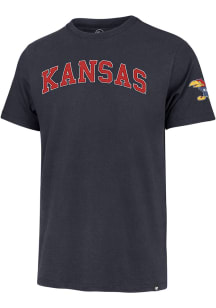 47 Kansas Jayhawks Blue Wordmark Franklin Fieldhouse Short Sleeve Fashion T Shirt