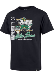 47 Notre Dame Fighting Irish Youth Navy Blue Side Arm Short Sleeve T-Shirt