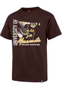 47 Minnesota Golden Gophers Youth Maroon Side Arm Short Sleeve T-Shirt