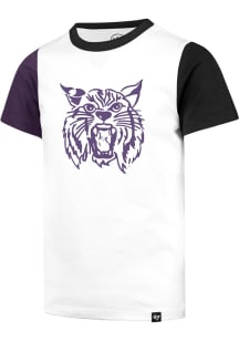 47 K-State Wildcats Youth White Super Two Short Sleeve Fashion T-Shirt