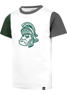 47 Michigan State Spartans Youth White Super Two Short Sleeve Fashion T-Shirt