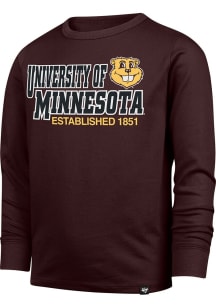 47 Minnesota Golden Gophers Youth Maroon Overshift Long Sleeve T-Shirt