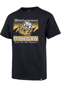 47 Michigan Wolverines Youth Blue Waver Football Short Sleeve T-Shirt