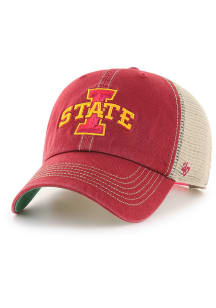 47 Iowa State Cyclones Trawler Clean Up Design Adjustable Hat - Red