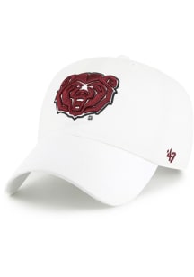 47 Missouri State Bears Clean Up Adjustable Hat - White