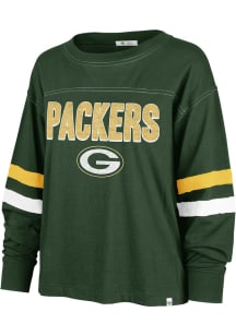 47 Green Bay Packers Womens Green Arborway LS Tee