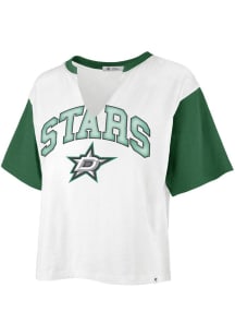 47 Dallas Stars Womens White Dolly Short Sleeve T-Shirt