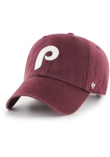47 Philadelphia Phillies 1979 Cooperstown Clean Up Adjustable Hat - Maroon