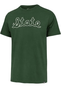 47 Michigan State Spartans Green Premier Franklin Collection Short Sleeve Fashion T Shirt