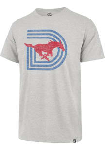 47 SMU Mustangs Ash Premier Franklin Short Sleeve Fashion T Shirt