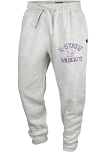 47 K-State Wildcats Mens Grey Trailside Jogger Fashion Sweatpants
