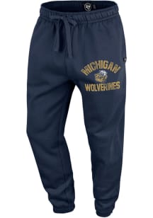 47 Michigan Wolverines Mens Blue Trailside Jogger Fashion Sweatpants