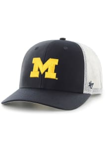 47 Michigan Wolverines Blue Trucker Youth Adjustable Hat