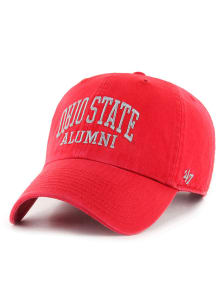 47 Ohio State Buckeyes Lawford Clean Up Adjustable Hat - Red