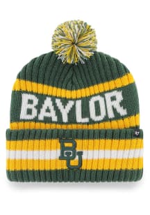 47 Baylor Bears Green Bering Cuff Mens Knit Hat