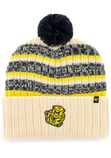 47 Michigan Wolverines Ivory Tavern Cuff Mens Knit Hat