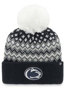 47 Penn State Nittany Lions Navy Blue Elsa Cuff Knit Womens Knit Hat