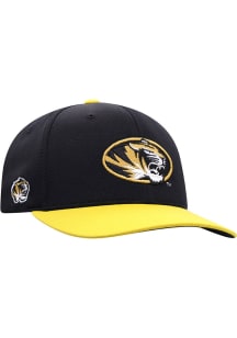 Top of the World Missouri Tigers Mens Black 2T Reflex One-Fit Flex Hat