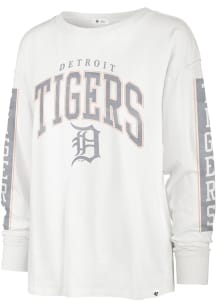 47 Detroit Tigers Womens White Statement LS Tee