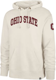 47 Ohio State Buckeyes Mens White Striker Fashion Hood