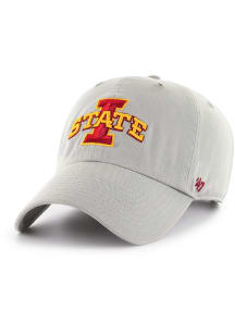 47 Iowa State Cyclones 47 Clean Up Adjustable Hat - Grey
