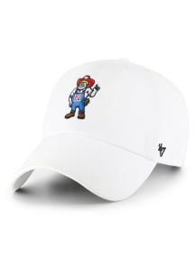 47 Nebraska Cornhuskers Updated Herbie Logo Clean Up Adjustable Hat - White