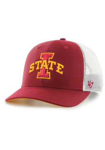 47 Iowa State Cyclones Cardinal Red Razor Red Trucker Youth Adjustable Hat