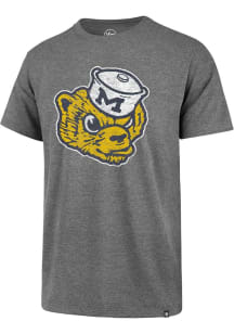 47 Michigan Wolverines Grey Premier Franklin Short Sleeve Fashion T Shirt