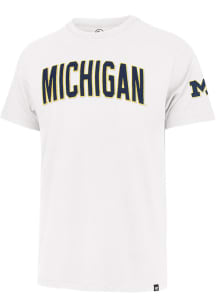 47 Michigan Wolverines White Franklin Fieldhouse Short Sleeve Fashion T Shirt