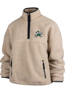 47 Notre Dame Fighting Irish Womens Oatmeal Snowbird Qtr Zip