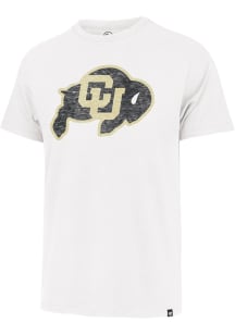 47 Colorado Buffaloes White Premier Franklin Primary Logo Short Sleeve Fashion T Shirt