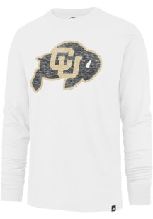47 Colorado Buffaloes White Premier Franklin Primary Logo Long Sleeve Fashion T Shirt