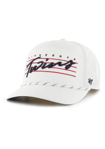 47 Minnesota Twins DOWNBURST 47 HITCH Adjustable Hat - White