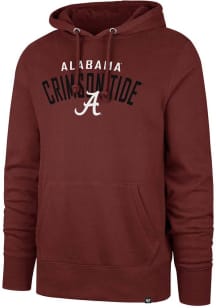 47 Alabama Crimson Tide Mens Crimson Headline Long Sleeve Hoodie