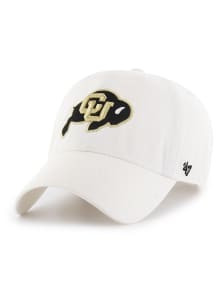 47 Colorado Buffaloes Logo Clean Up Adjustable Hat - White