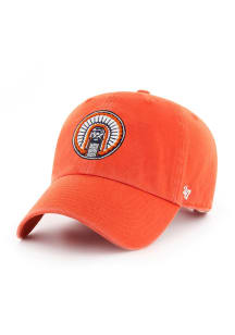 47 Illinois Fighting Illini Chief Clean Up Adjustable Hat - Orange