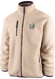 47 K-State Wildcats Mens White Stowe Sherpa Medium Weight Jacket