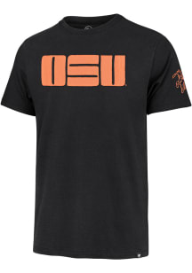 47 Oklahoma State Cowboys Black Franklin Fieldhouse Short Sleeve Fashion T Shirt