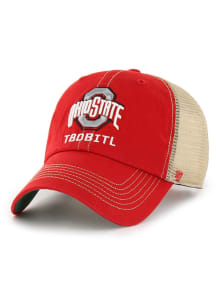 47 Ohio State Buckeyes Trawler Clean Up Adjustable Hat - Red