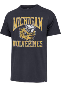 Michigan Wolverines Mens Blue Big Ups Franklin Big and Tall T-Shirt