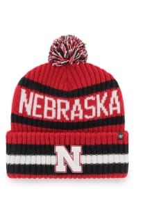 47 Nebraska Cornhuskers Red Bering cuff Knit Mens Knit Hat