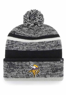 47 Minnesota Vikings Black Northward Cuff Pom Mens Knit Hat