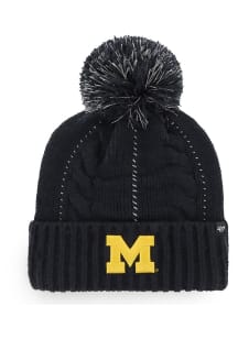 47 Michigan Wolverines Blue Bauble Knit W Womens Knit Hat