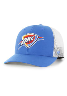 47 Oklahoma City Thunder Trucker Adjustable Hat - Blue