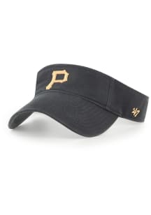 47 Pittsburgh Pirates Mens Black Clean Up Adjustable Visor