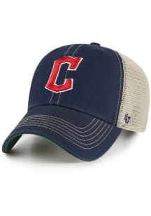 47 Cleveland Guardians Trawler Clean Up Design Adjustable Hat - Navy Blue
