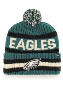 47 Philadelphia Eagles Midnight Green Bering Cuff Mens Knit Hat